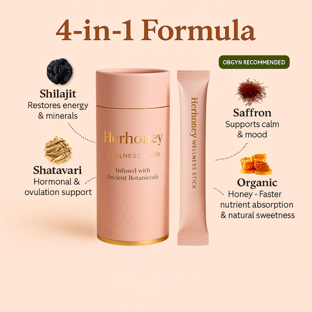 HerHoney Shilajit Wellness Sticks